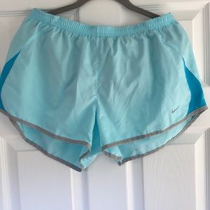 Blue niki shorts